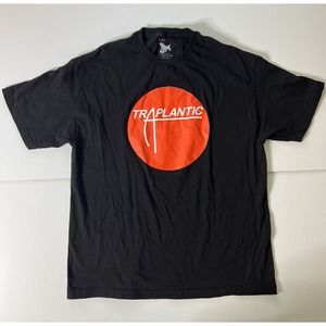 Traplantic Records T Shirt R Baron Black Mens XL